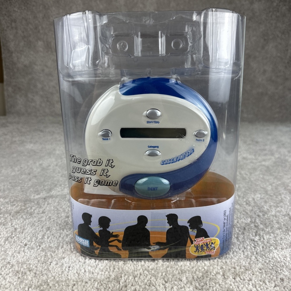 Parker Brothers Catch Phrase Second Edition Electronic Handheld Game‎ 41461 Blue
